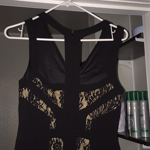 LM Collection Lace Racerback Flare Gown Dress $298 - Picture 3 of 6